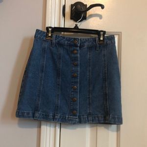 super cute jean skirt